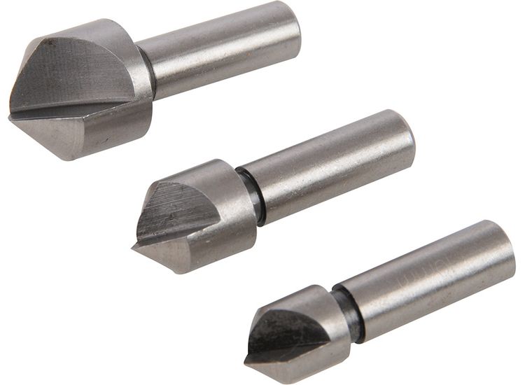 Silverline HSS Countersink Set 3pce 3pce