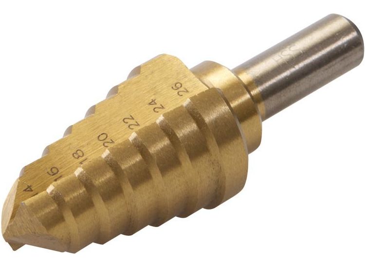 Silverline Titanium-Coated HSS Step Drill