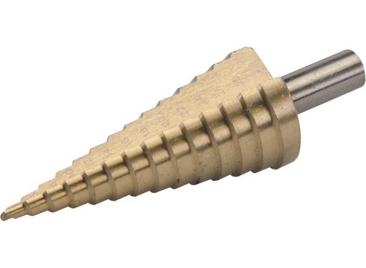 Silverline Titanium-Plated HSS Step Drill