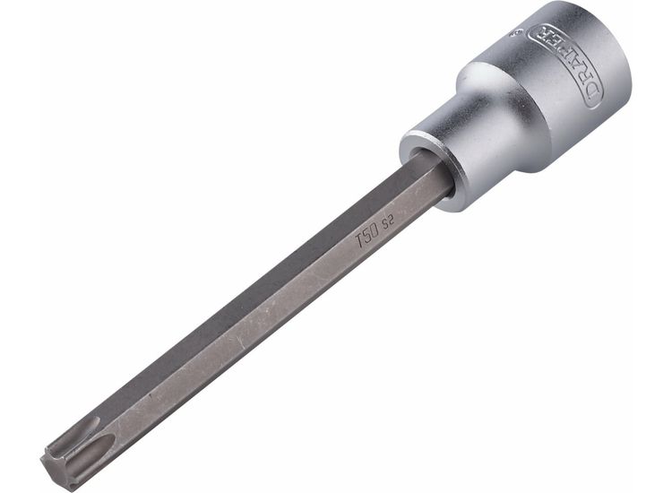 Draper 08968 Draper TX-STAR&amp;#174; Socket Bit, 1/2" Sq. Dr., T50 x 125mm
