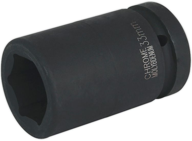 Sealey IS133D Impact Socket 33mm Deep 1"Sq Drive