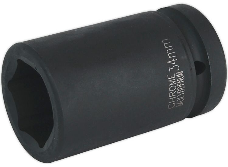 Sealey IS134D Impact Socket 34mm Deep 1"Sq Drive