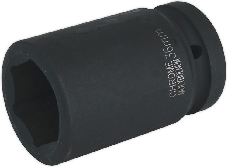 Sealey IS136D Impact Socket 36mm Deep 1"Sq Drive