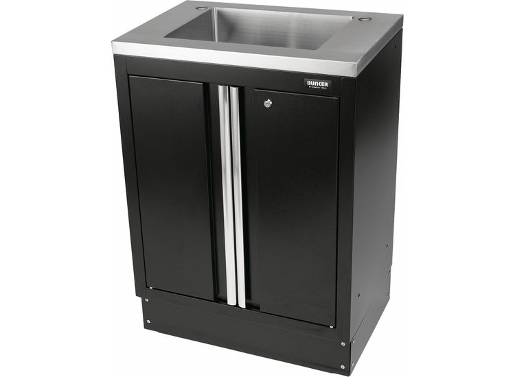Draper 31034 BUNKER® Modular 2 Door Floor Cabinet with Sink, 680mm