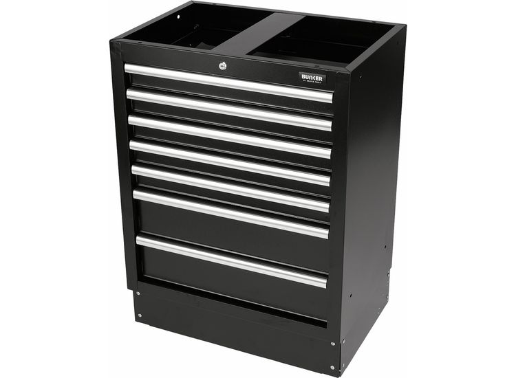 Draper 31706 BUNKER® Modular 7 Drawer Floor Cabinet, 680mm