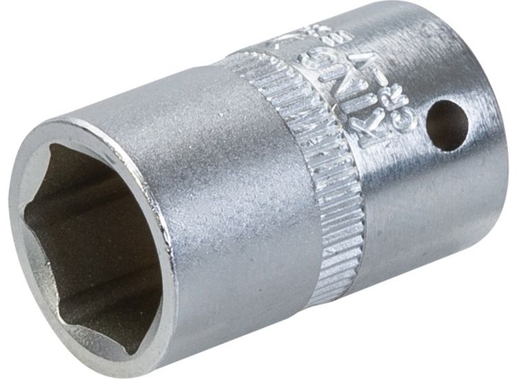 King Dick Socket 1/4" SD 6pt Metric