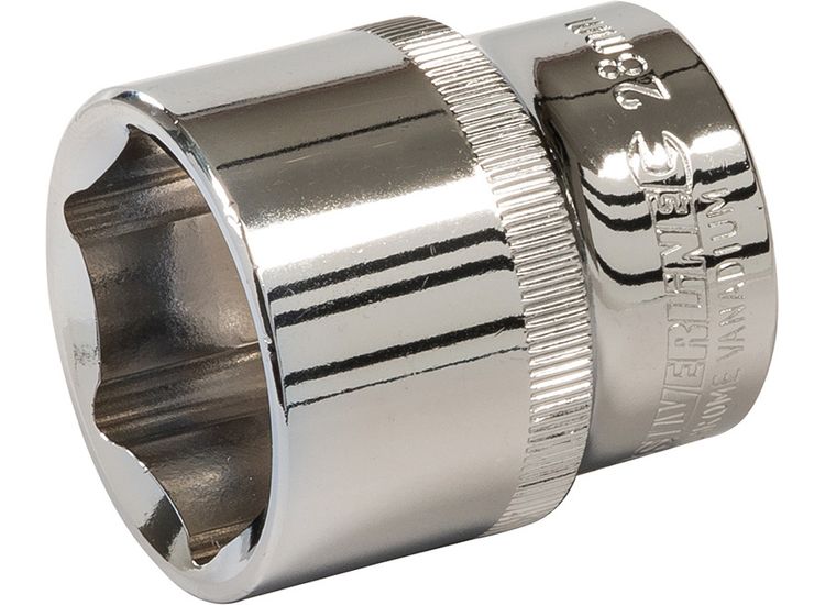 Silverline Socket 1/2" Drive 6pt Metric