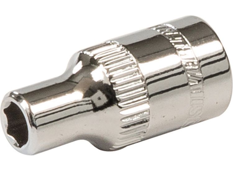 Silverline Socket 1/4" Drive 6pt Metric