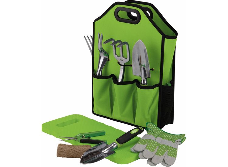 Draper 08998 Aluminium Garden Tool Set with Storage Bag (11 Piece)