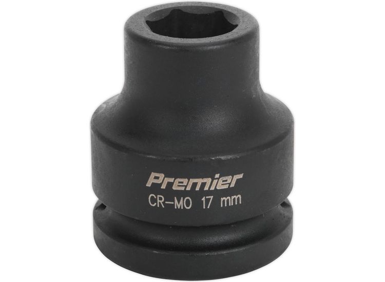 Sealey IS3417 Impact Socket 17mm 3/4"Sq Drive