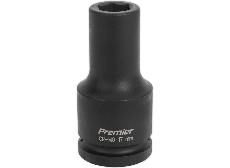 Sealey IS3417D Impact Socket 17mm Deep 3/4"Sq Drive