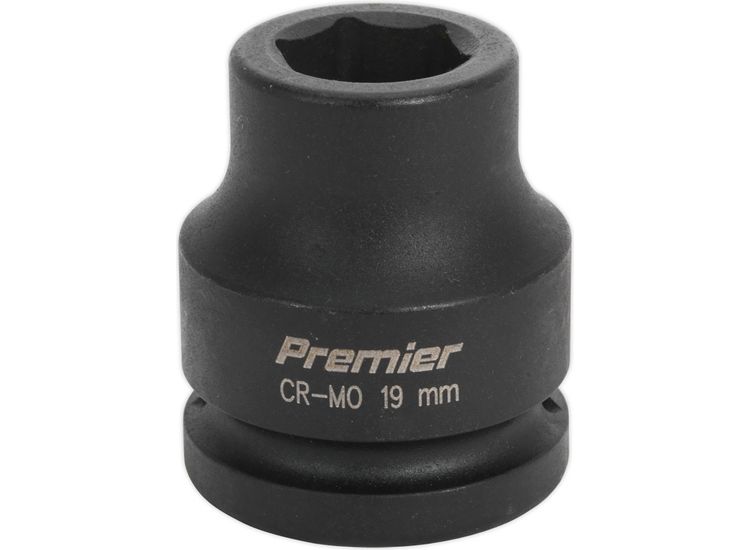 Sealey IS3419 Impact Socket 19mm 3/4"Sq Drive