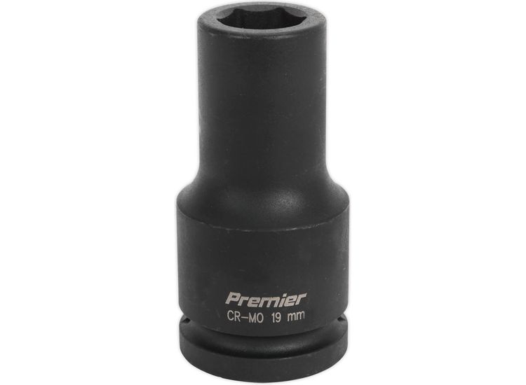 Sealey IS3419D Impact Socket 19mm Deep 3/4"Sq Drive
