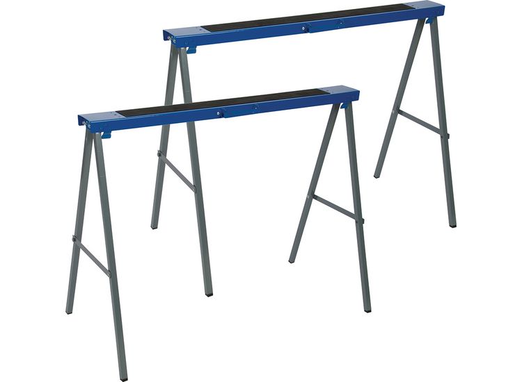 Silverline Metal Saw Horse Twin Pack 125kg