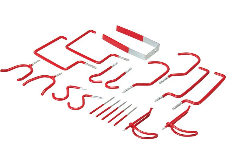 Fixman Assorted Storage Hooks Pack 20pce