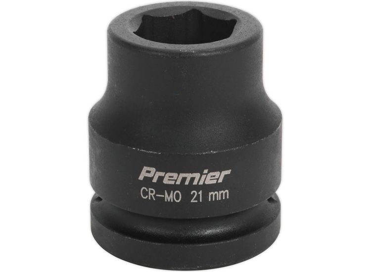 Sealey IS3421 Impact Socket 21mm 3/4"Sq Drive