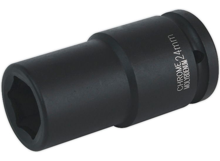 Sealey IS3424D Impact Socket 24mm Deep 3/4"Sq Drive