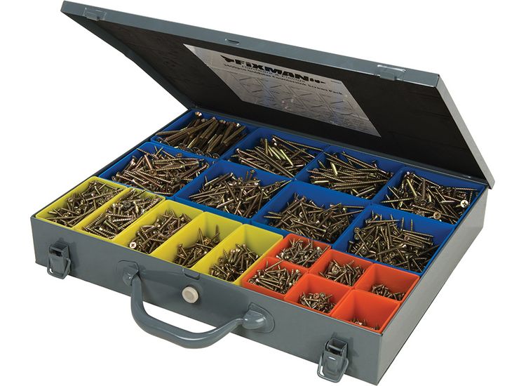 Fixman Goldstar Countersink Screws Pack 3400pce