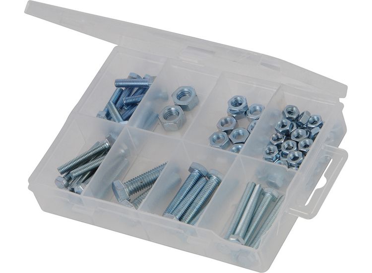 Fixman Hex Bolts &amp; Nuts Pack 75pce