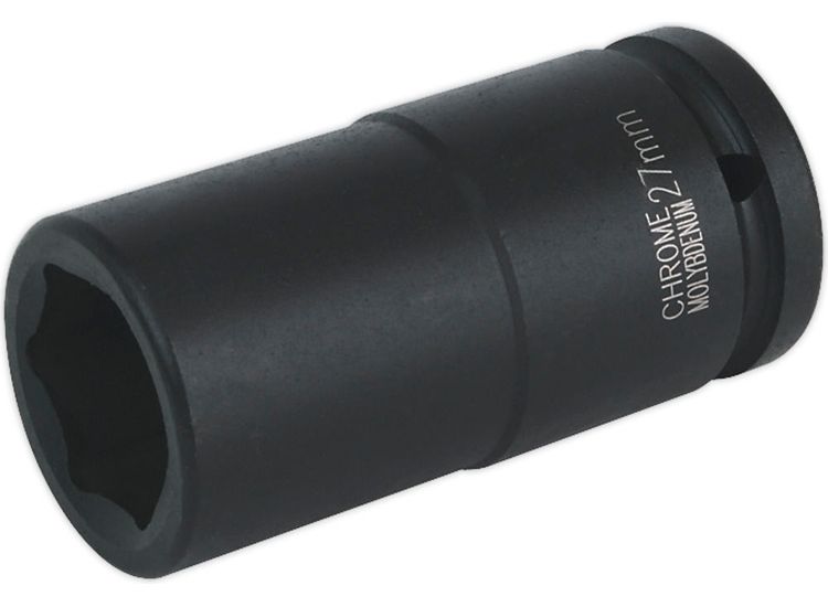 Sealey IS3427D Impact Socket 27mm Deep 3/4"Sq Drive