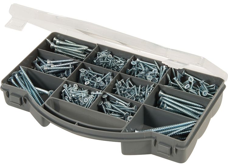 Fixman Zinc-Plated Countersink Screws Pack 780pce