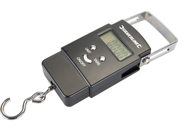 Silverline Electronic Pocket Balance 50kg