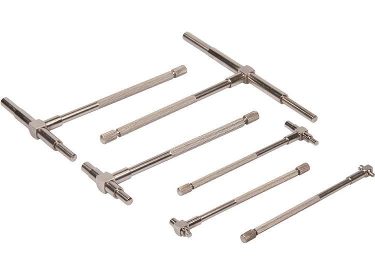 Silverline Telescopic Gauge Set 6pce 8 - 150mm