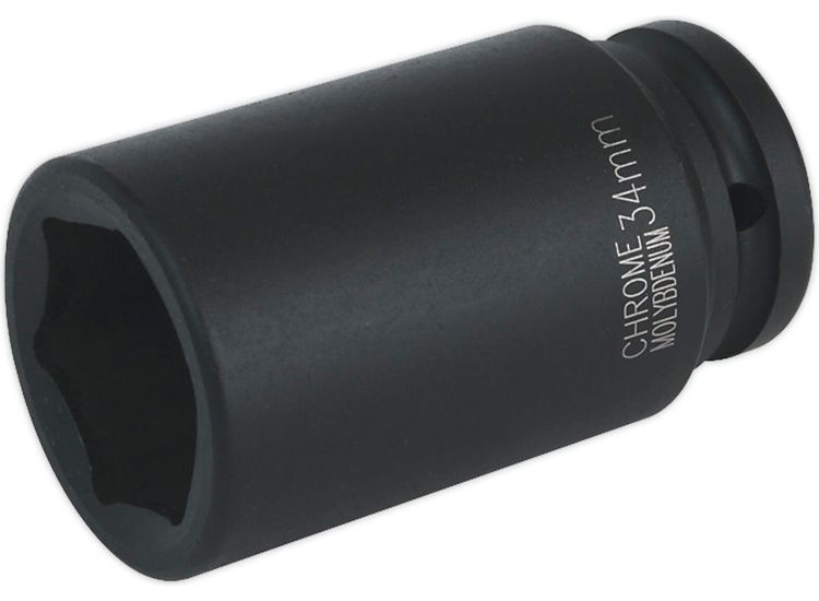 Sealey IS3434D Impact Socket 34mm Deep 3/4"Sq Drive