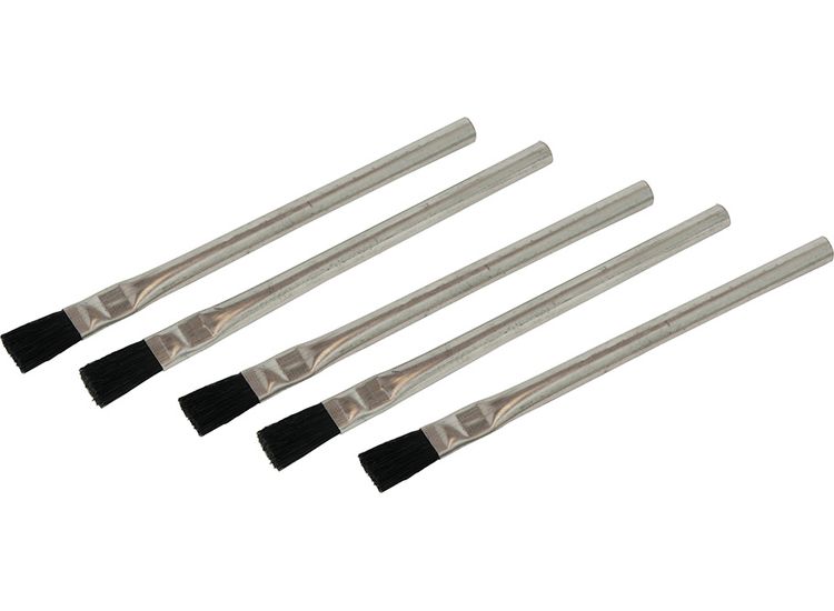 Silverline Solder Flux Brushes 5pk 15mm
