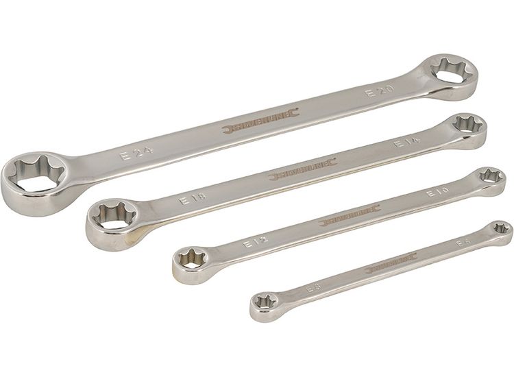 Silverline Trx Spanner Set 4pce E6 - E24