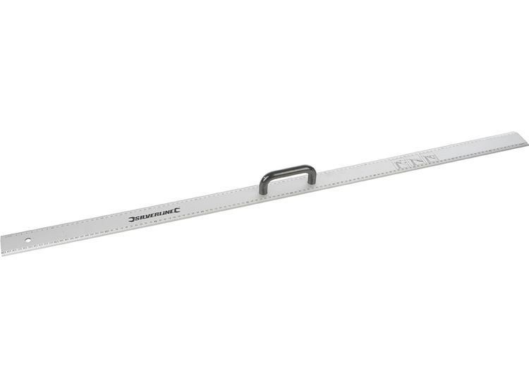 Silverline Aluminium Rule with Handle 1200mm