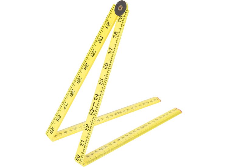 Silverline Folding Rule 1000mm