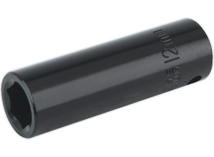 Sealey IS3812D Impact Socket 12mm Deep 3/8"Sq Drive
