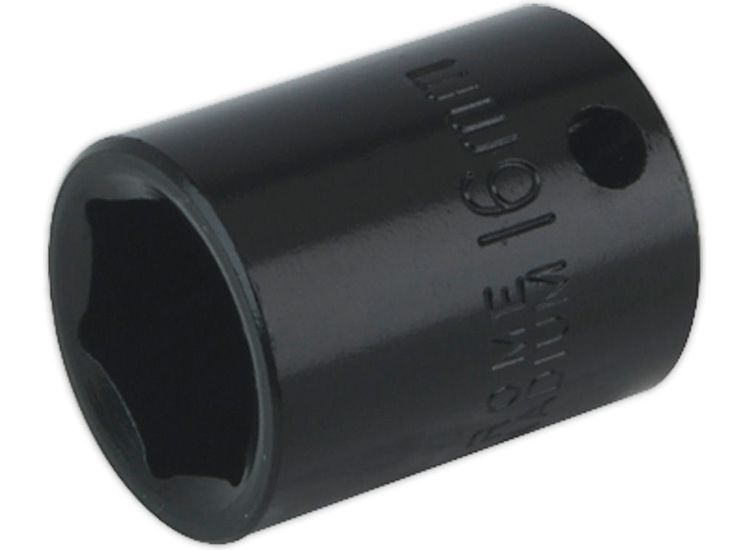 Sealey IS3816 Impact Socket 16mm 3/8"Sq Drive