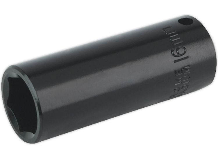 Sealey IS3816D Impact Socket 16mm Deep 3/8"Sq Drive