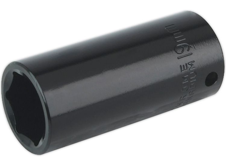 Sealey IS3819D Impact Socket 19mm Deep 3/8"Sq Drive