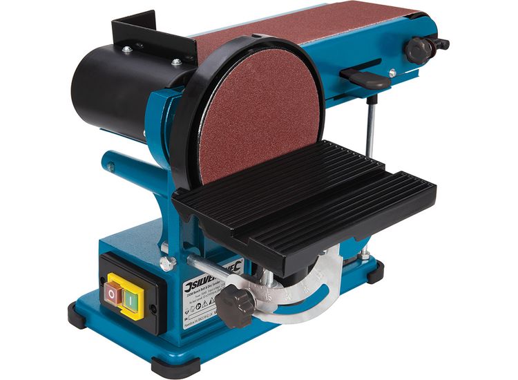 Silverline 350W Bench Belt &amp; Disc Sander 390mm