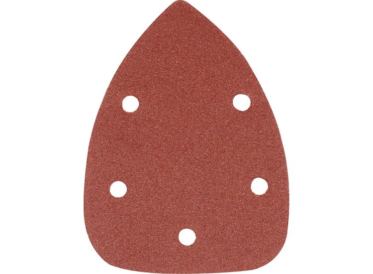 Silverline Hook &amp; Loop Detail Sander Sheets 140mm 10pk