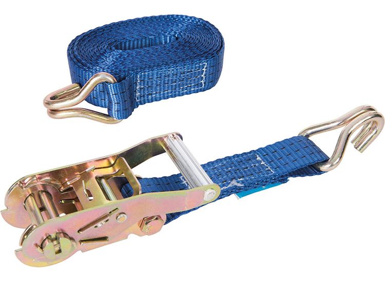 Silverline Ratchet Tie Down Strap J-Hook