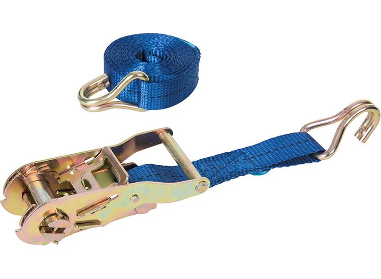 Silverline Ratchet Tie Down Strap J-Hook