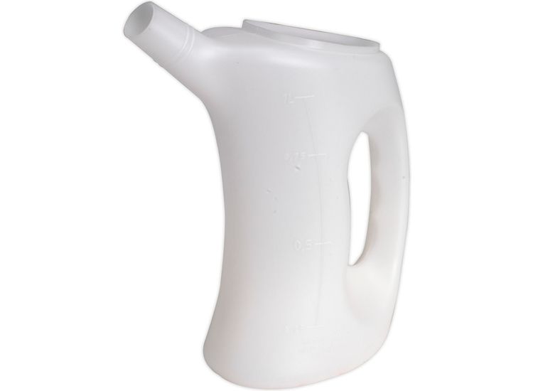 Sealey J1 Measuring Jug with Rigid Spout 1ltr