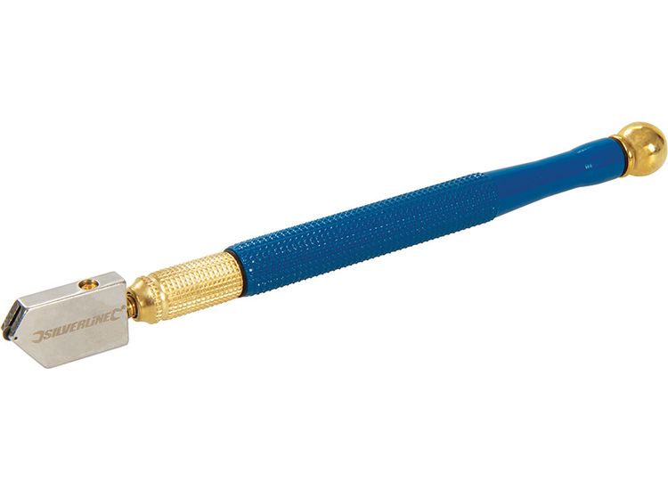 Silverline Lubricated Alloy Body Glass Cutter 175mm / 2-8mm