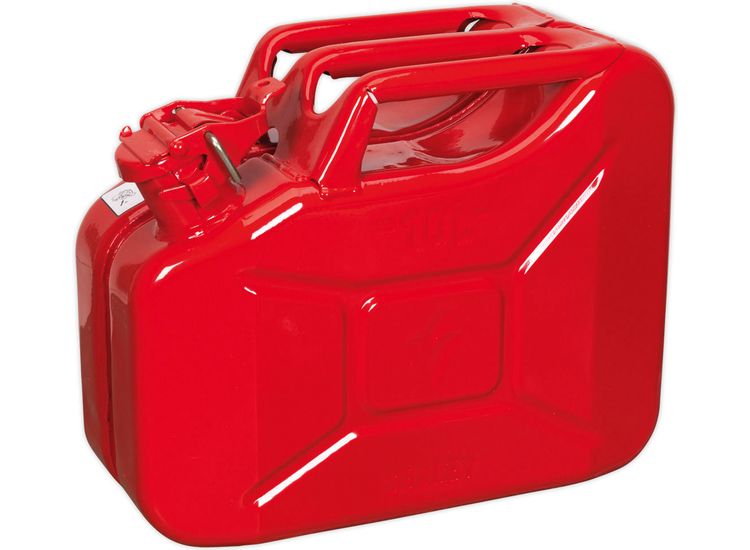 Sealey JC10 Jerry Can 10ltr - Red