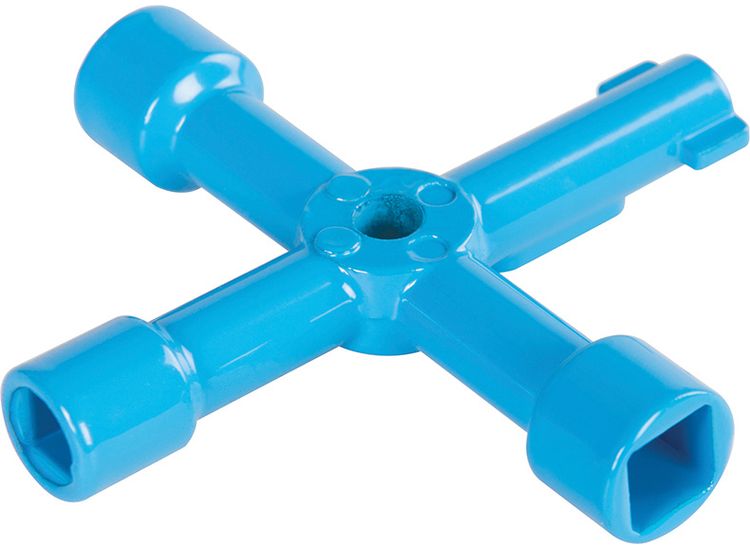 Silverline 4-Way Utilities Key 70mm