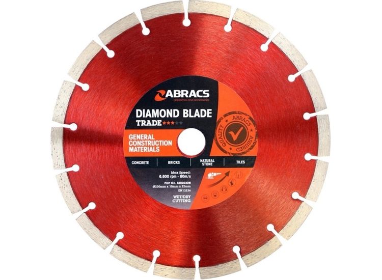 Abracs ABDD230M Trade Diamond Blade 230x10x22