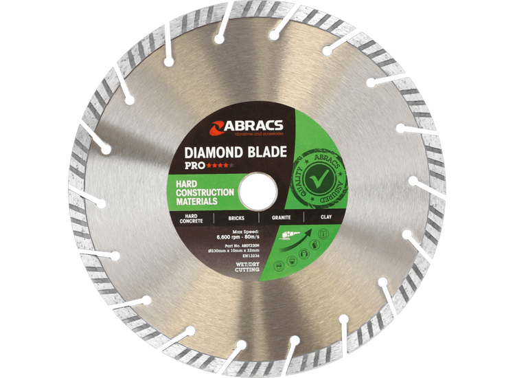 Abracs ABDT230H Hcm-Pro Diamond Blade 230x10x22