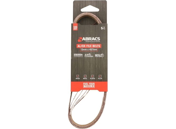 Abracs ABSB0134571205 AL/OX File Belts 13 x 457 Pack 5