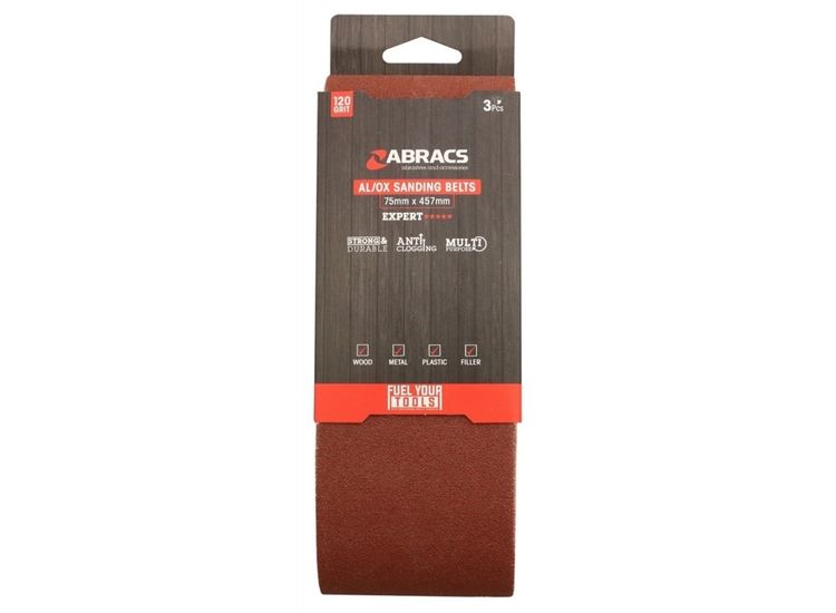 Abracs AL/OX Sanding Belt 75mm x 457mm