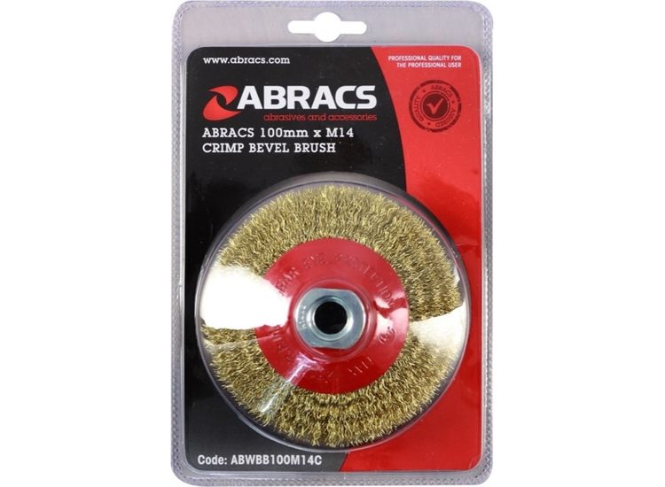 Abracs ABWBB100M14C Crimp Bevel Brush M14