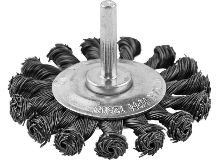 Abracs ABWBCIR75T Spindle Twist Knot Wire Wheel